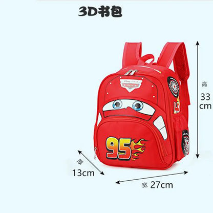Car Theme Kids Backpack Safe Lightweight Kindergarten Bag - Smarsty