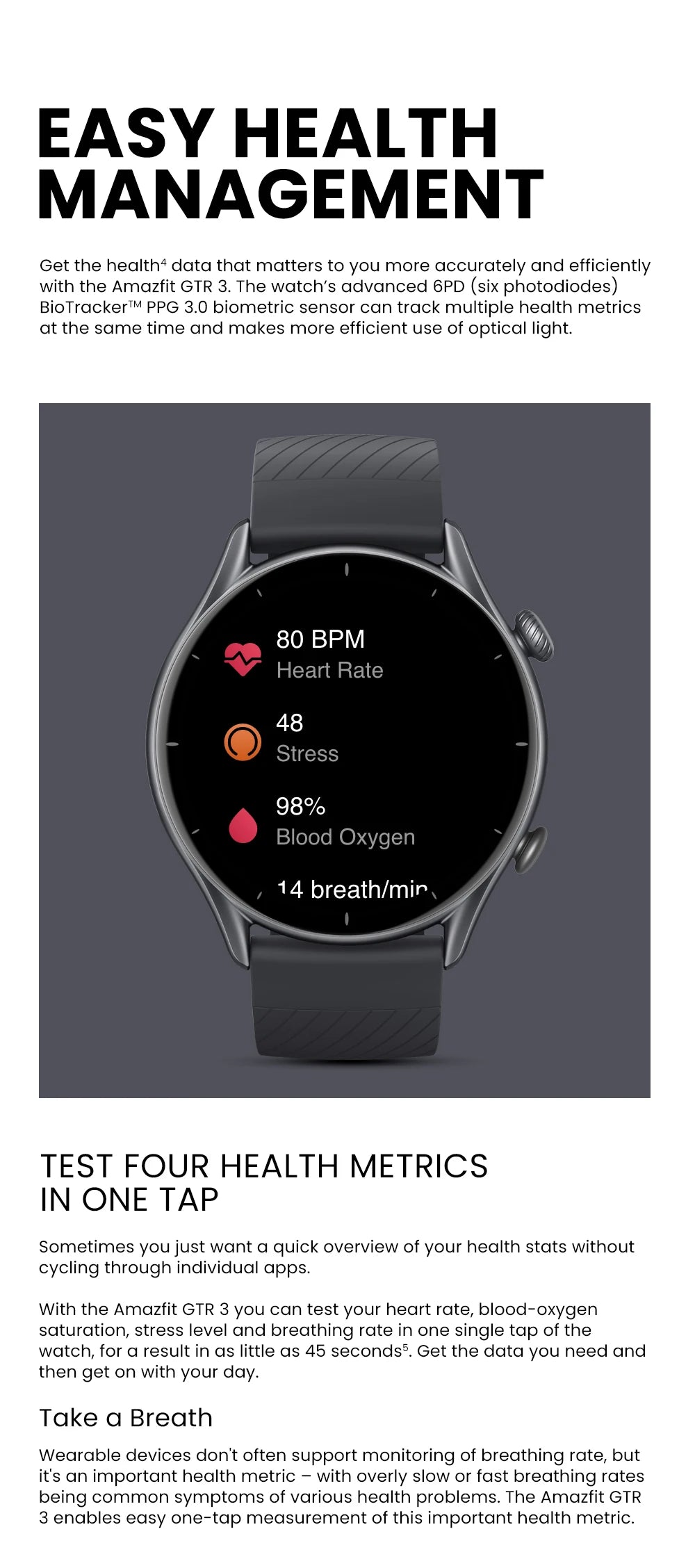 Amazfit GTR 3 Smartwatch with Built-in Alexa and GPS - Smarsty