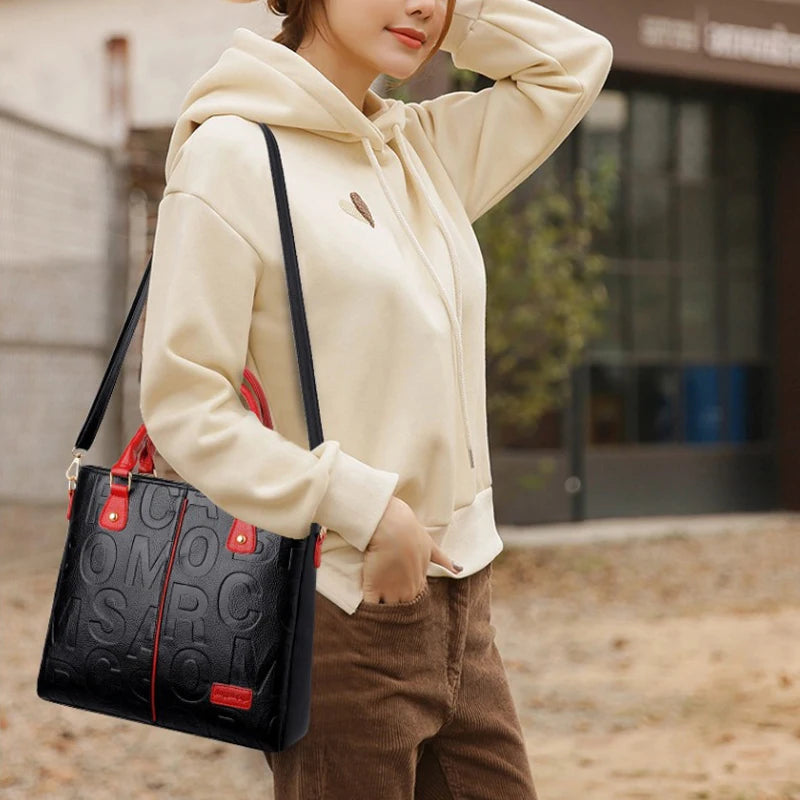 PU Leather Crossbody Bag For Women Large Capacity Travel - Smarsty