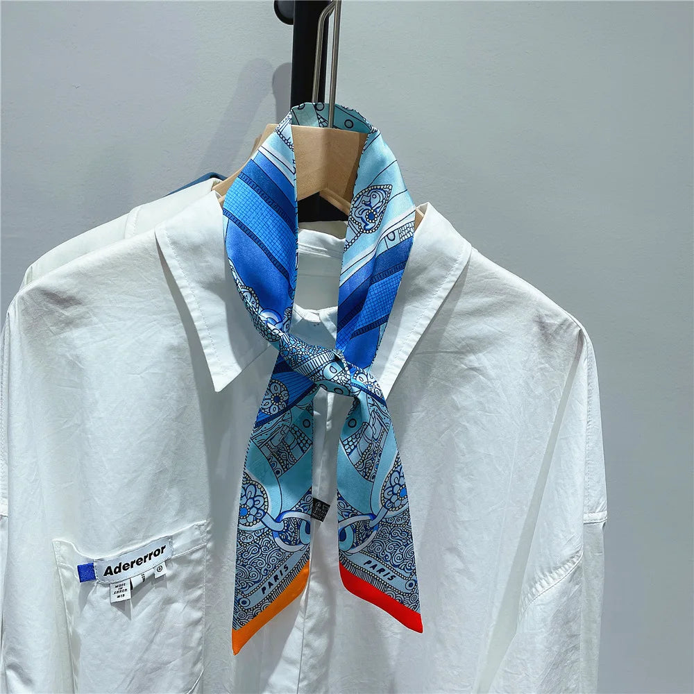 Silk Summer Scarf for Women Lightweight Neckwear - Smarsty
