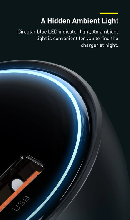 Ultra High Power USB Type C Car Charger PD30 QC5Plus - Smarsty