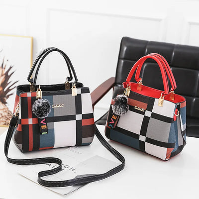 PU Leather Crossbody Handbag For Women With Zipper - Smarsty