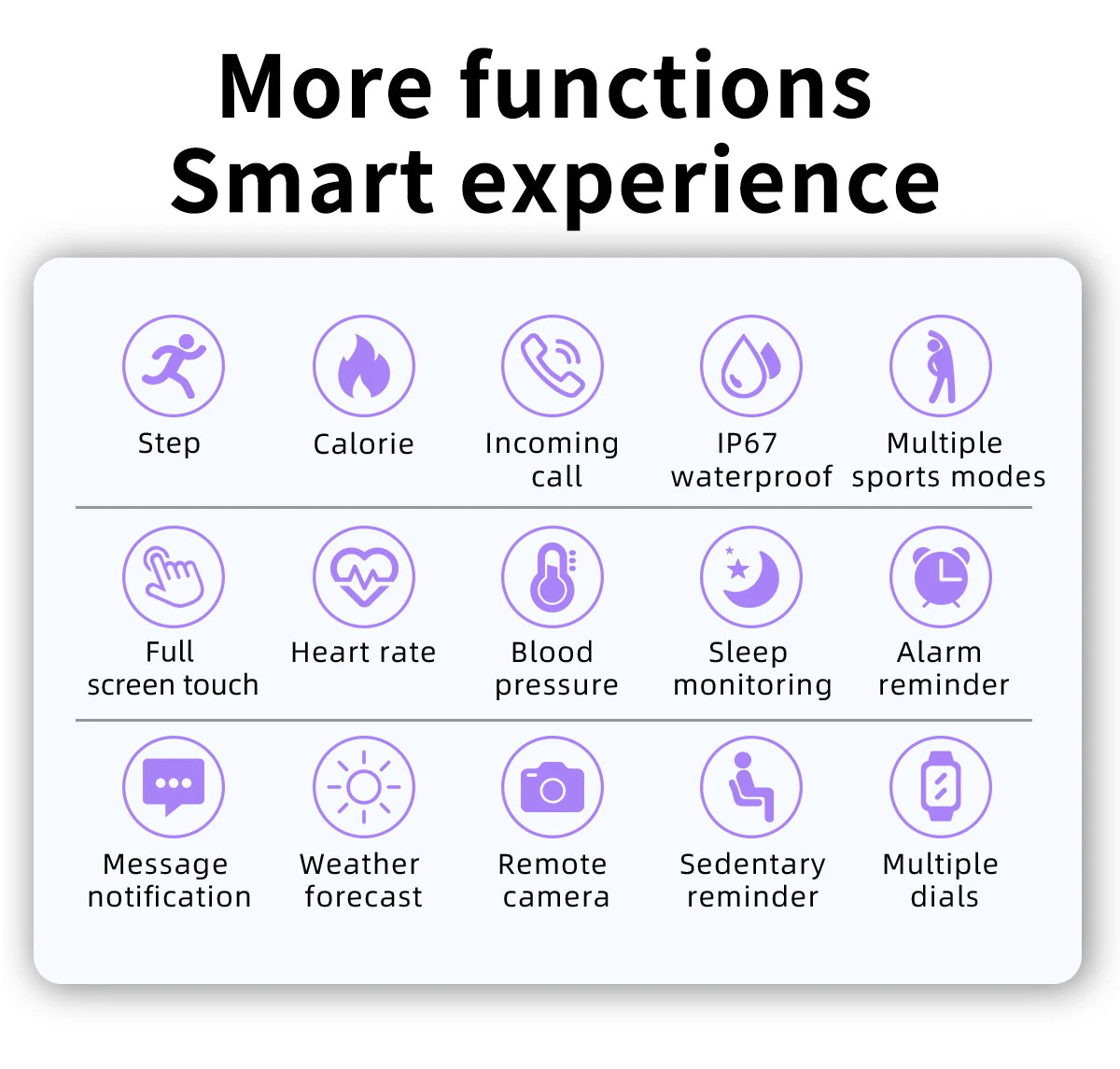 Smart Fitness Watch with Heart Rate Monitor and Waterproof Design - Smarsty