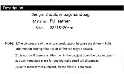 PU Leather Crossbody Handbag For Women With Zipper - Smarsty