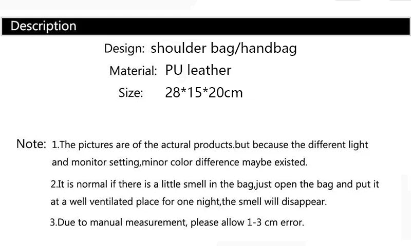 PU Leather Crossbody Handbag For Women With Zipper - Smarsty