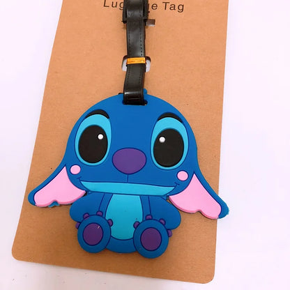 Disney Anime Cute Stitch Luggage Tag Suitcase ID Addres Holder Baggage Boarding Tags Portable Label - Smarsty