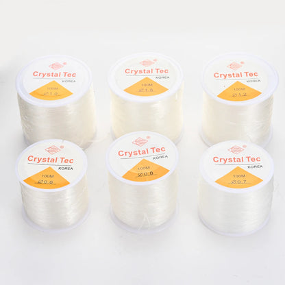 Transparent Elastic Cord Thread For Jewelry Making Durable - Smarsty