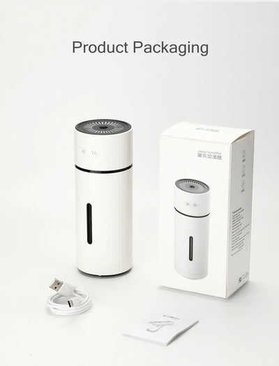 Wireless USB Aromatherapy Humidifier with LED Night Light - Smarsty