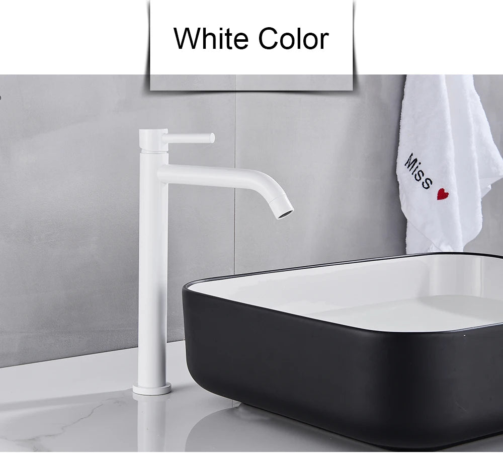 Brushed Gold Bathroom Faucet with Hot Cold Mixer - Smarsty