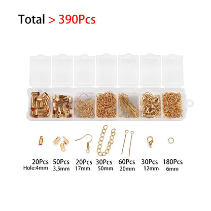 Alloy Jewelry Findings Set with Clasps and Hooks - Smarsty