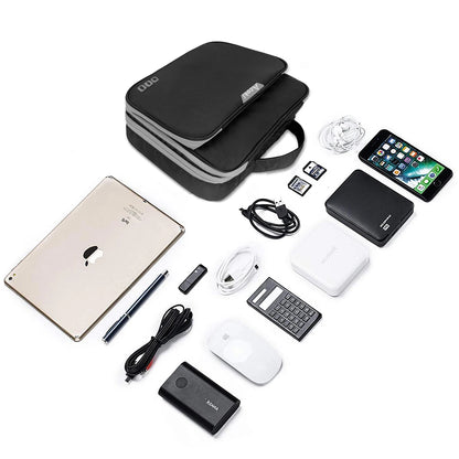 Multi Layer Electronic Accessories Organizer for Travel - Smarsty