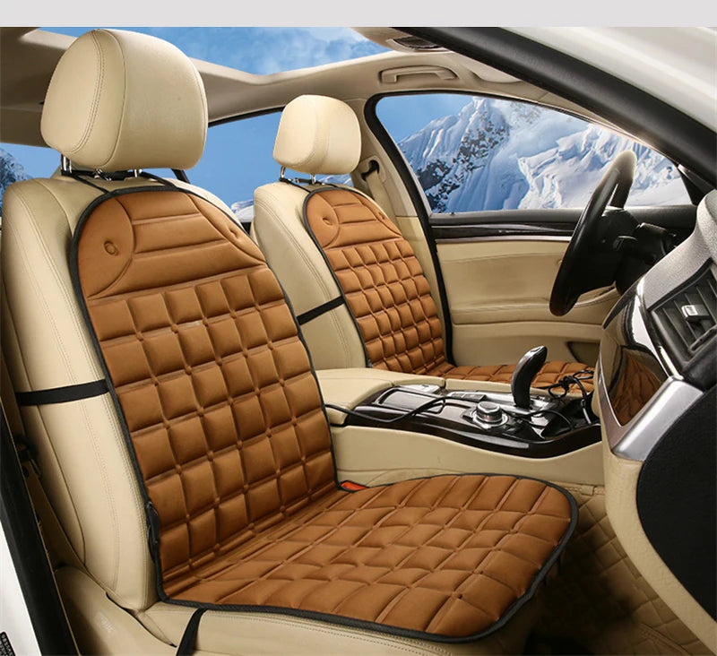 12V Car Heated Seat Cushion For Fast Warmth Winter Drives - Smarsty