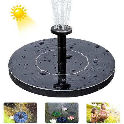 Solar Powered Floating Fountain for Garden and Patio - Smarsty