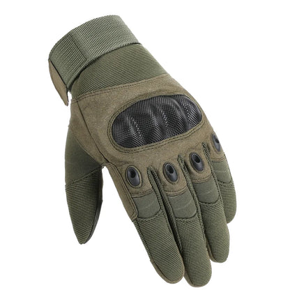 Touch Screen Tactical Motorcycle Gloves With Hard Knuckle Protection - Smarsty