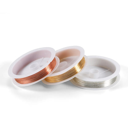 Gold Copper Wire Beading Cord Flexible Jewelry Wire - Smarsty