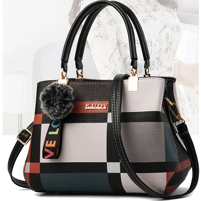 PU Leather Crossbody Handbag For Women With Zipper - Smarsty