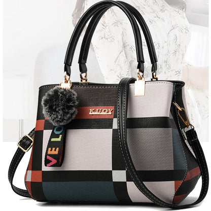PU Leather Crossbody Handbag For Women With Zipper - Smarsty