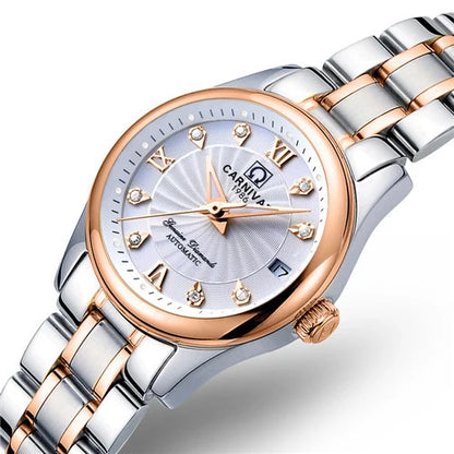 Carnival Luxury Women's Mechanical Watch with Sapphire Crystal - Smarsty
