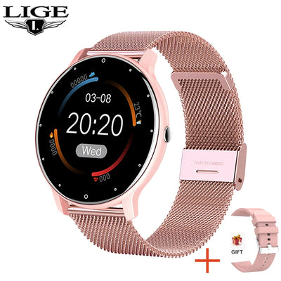 LIGE Smart Watch for Ladies with Full Touch Screen - Smarsty