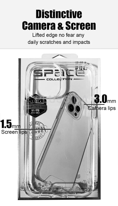 Smarsty Clear MagSafe Case for iPhone Pro Max and Regular Models -