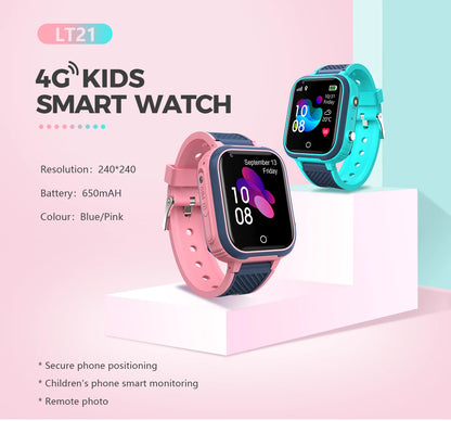 Kids 4G Smart Watch with GPS and Video Call - Smarsty