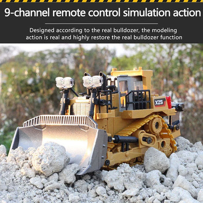 2.4G Remote Control Excavator Dump Truck RC Model Car Toy Professional Alloy Plastic Simulation Construction Vehicle Kids Gifts