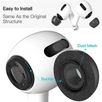 Memory Foam Ear Tips for Apple AirPods Pro 2 - Smarsty