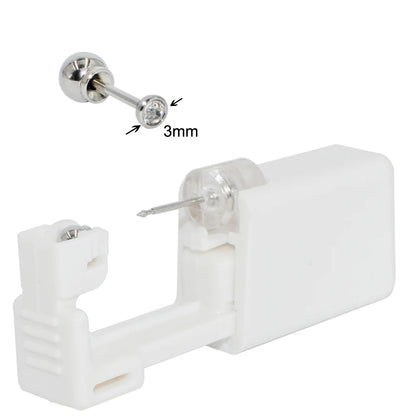 Sterile Surgical Steel Ear Stud Disposable With Safe Ball - Smarsty
