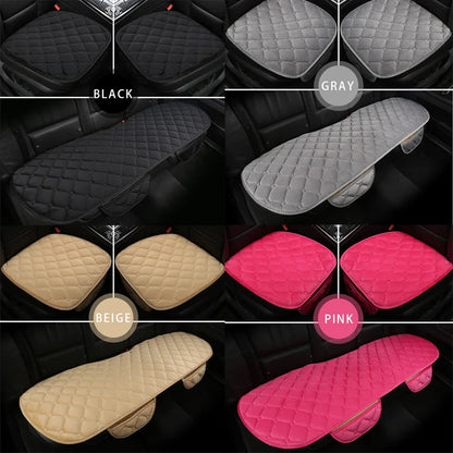 Plush Car Seat Cover Anti Slip Cushion Universal Fit - Smarsty