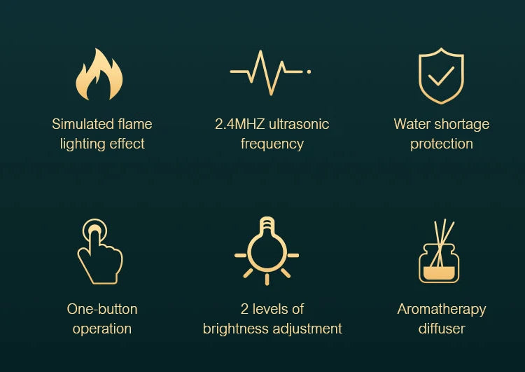 Kinscoter Ultrasonic Aroma Diffuser with Cool Mist - Smarsty
