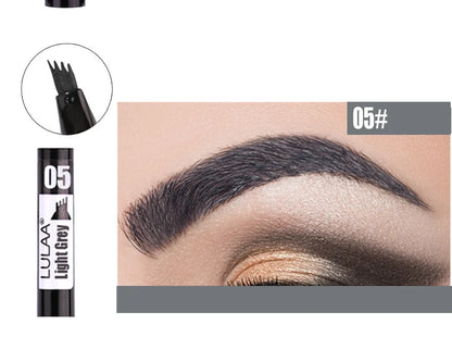 4D Microblading Eyebrow Pen Long Lasting Waterproof Formula - Smarsty