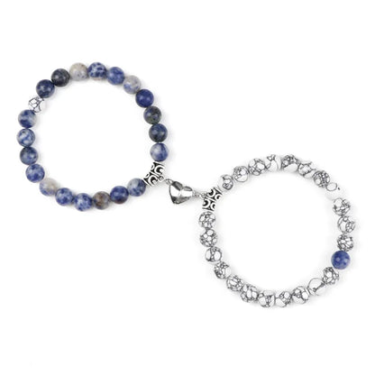 Natural Stone Couple Bracelets Set for Friendship - Smarsty