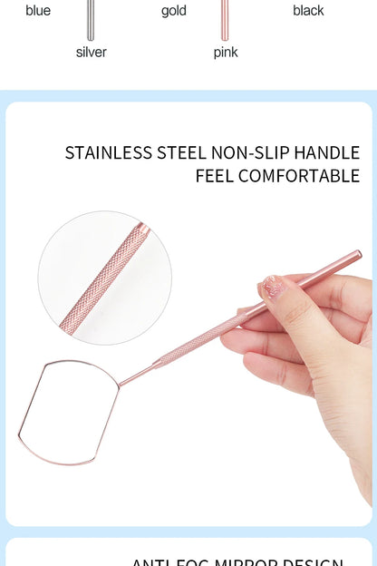 Eyelash Extension Magnifying Mirror with Long Handle - Smarsty