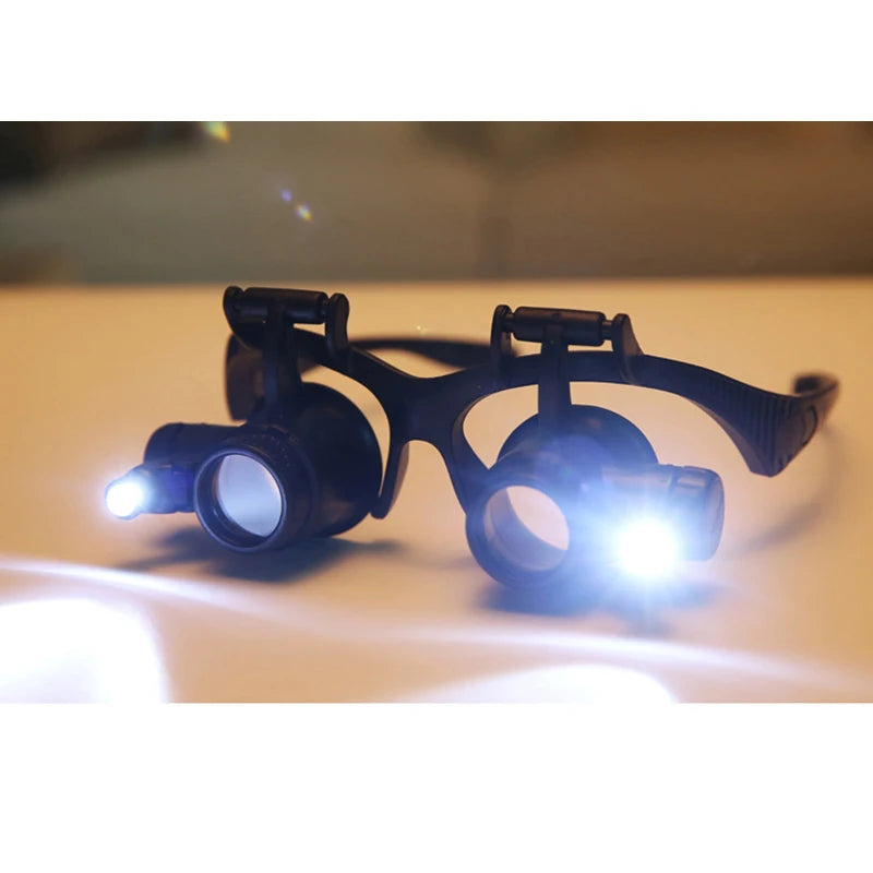 Double Eye Loupe Magnifier with Adjustable Lenses - Smarsty