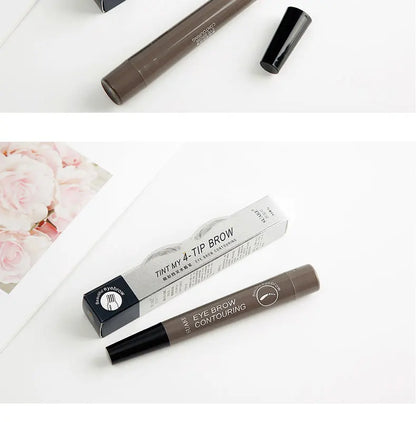 4D Microblading Eyebrow Pen Long Lasting Waterproof Formula - Smarsty