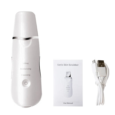Ultrasonic Skin Scrubber for Deep Cleansing and Rejuvenation - Smarsty