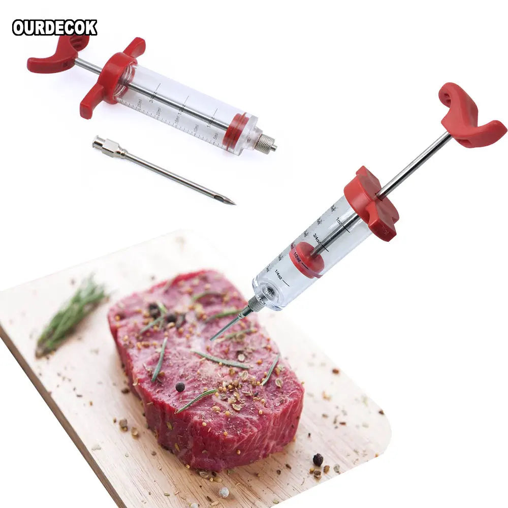 Barbecue BBQ Tools Set with Sauce Injector for Easy Grilling - Smarsty