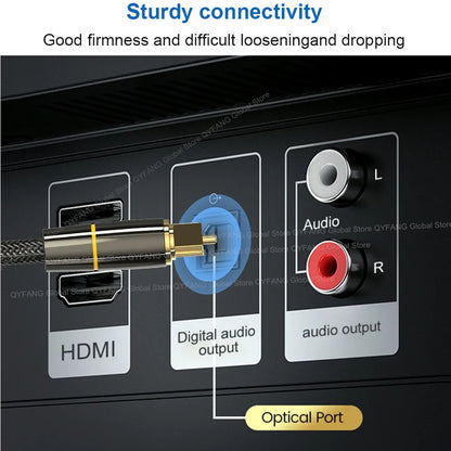 Digital Optical Audio Cable for Clear Sound Quality - Smarsty