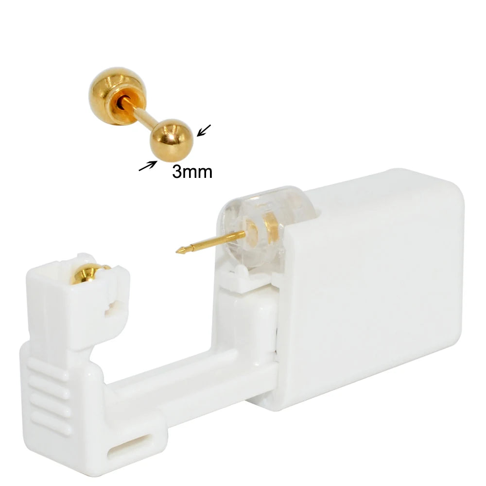 Sterile Surgical Steel Ear Stud Disposable Safe Ball - Smarsty