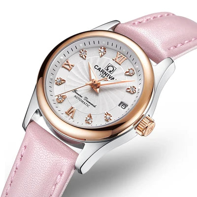 Carnival Luxury Women's Mechanical Watch with Sapphire Crystal - Smarsty