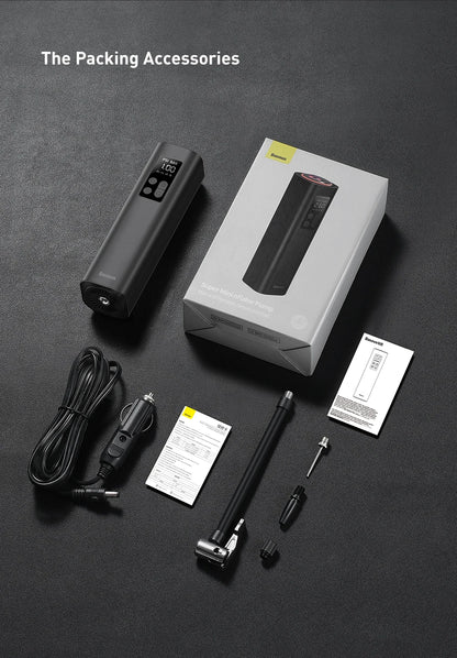 12V Portable Car Air Compressor With LCD Display For Cars - Smarsty
