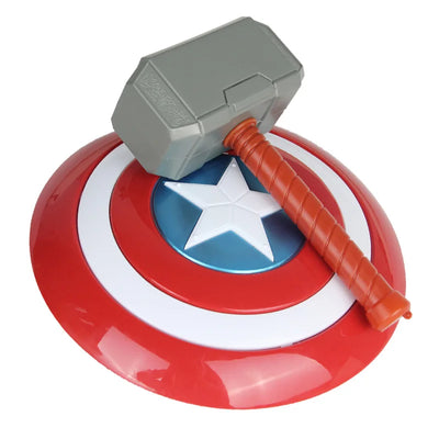 32cm Captain America Shield Toy 28cm Thor Hammer Action Figures Toys for Children Halloween Cosplay Prop - Smarsty