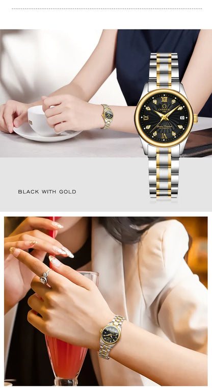 Carnival Luxury Women's Mechanical Watch with Sapphire Crystal - Smarsty