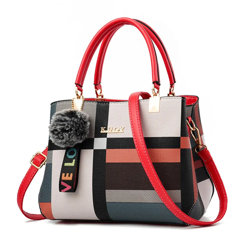 PU Leather Crossbody Handbag For Women With Zipper - Smarsty