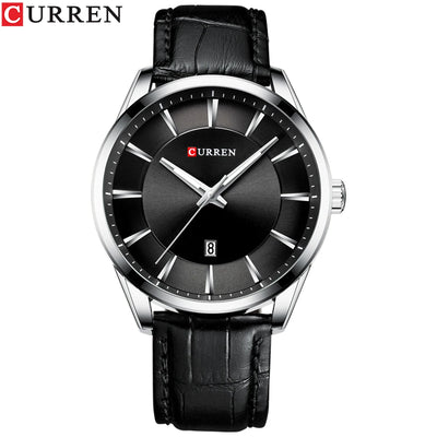 CURREN Luxury Quartz Watch for Men with Leather Strap - Smarsty
