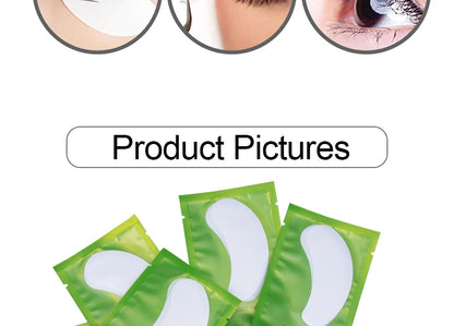 Hydrogel Eye Patches for Eyelash Extensions 50 Pairs - Smarsty