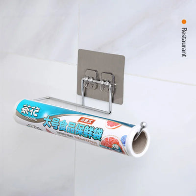 1/2pcs Hanging Toilet Paper Holder Roll Paper Holder Bathroom Towel Rack Stand Kitchen Stand Paper Rack Home Storage Racks by Smarsty