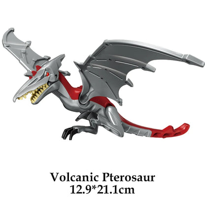 Jurassic Dinosaur World Brutal Raptor T-Rex Triceratops Indominus Rex Model Building Blocks Dino Velociraptor Figure Bricks Toys
