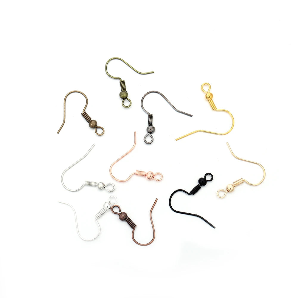 300Pc Hypoallergenic Earring Hooks Mix Color DIY Kit - Smarsty