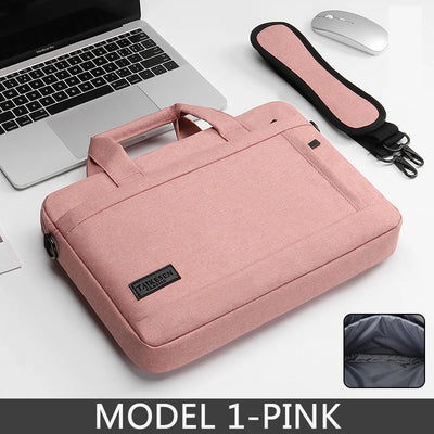 Durable Canvas Laptop Sleeve Case With Zipper Closure - Smarsty
